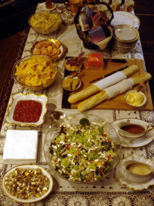 Almine's Famous Food Table