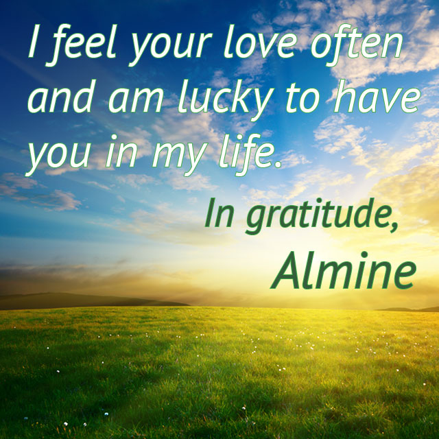 A Message from Almine