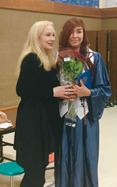 Almine and Jaylene at Graduation