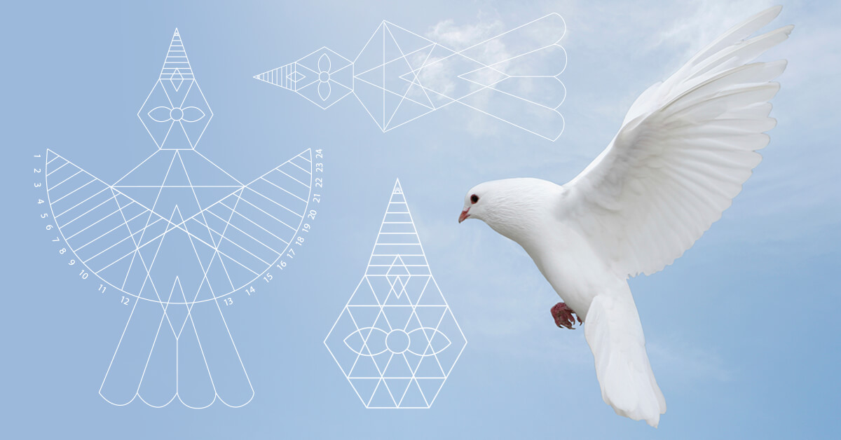 White Dove Geometry from the Book of Spells