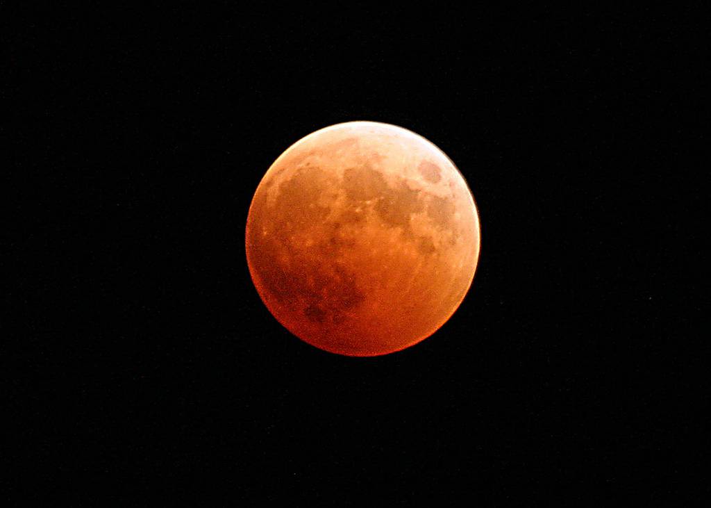 Lunar Blood Moon Eclipse