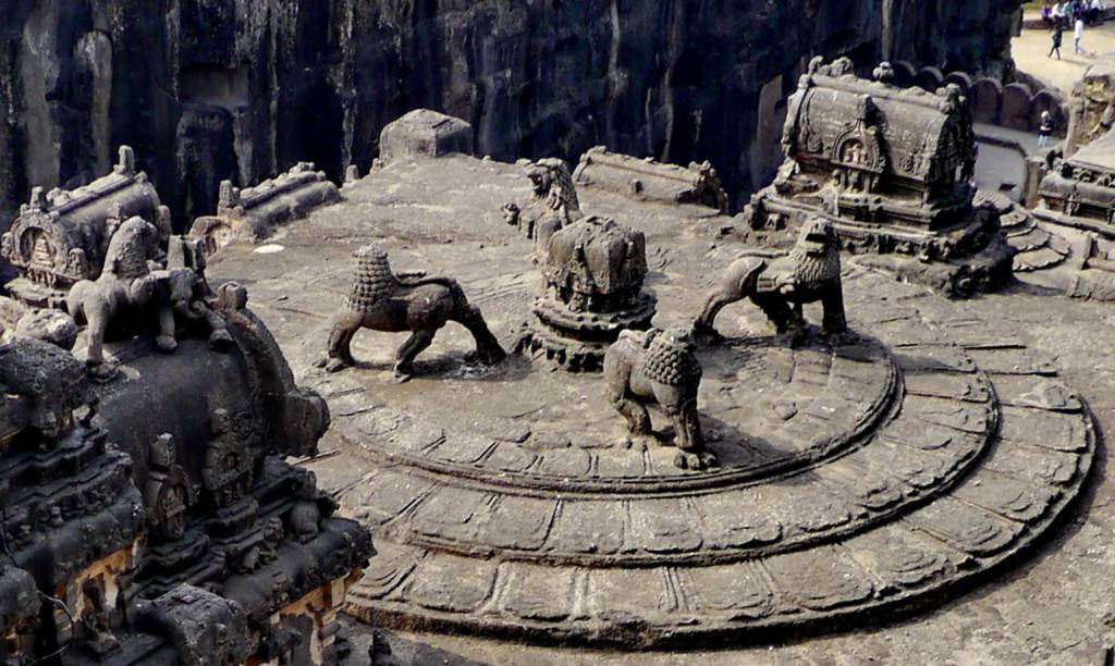 Kailash Ellora Four Animals