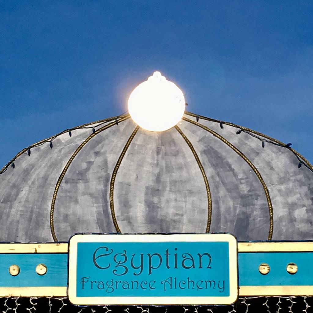Egyptian Fragrance Alchemy Shop Sign Sigil Sun